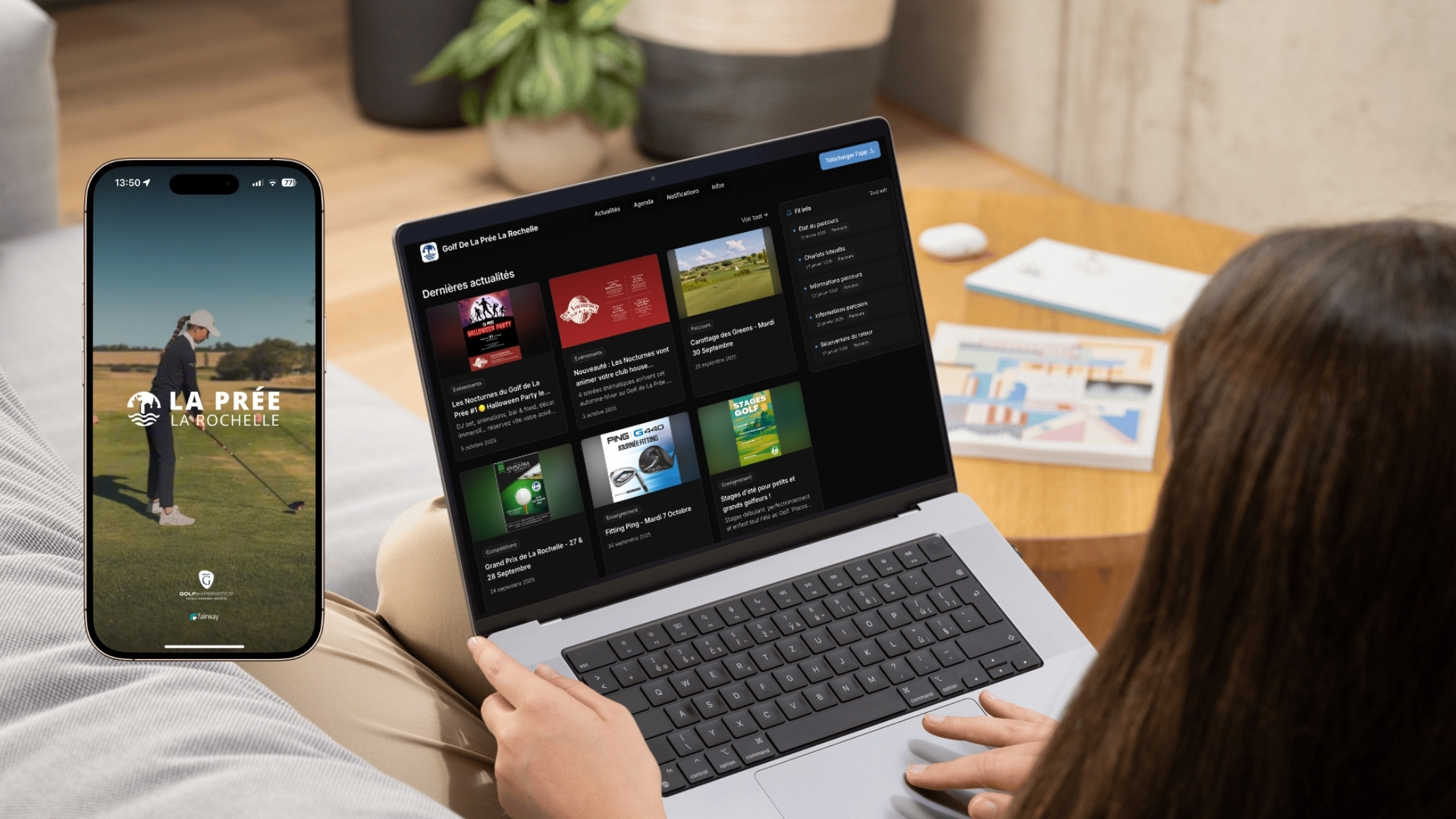 Fairway - Appli mobile et site web pour votre golf